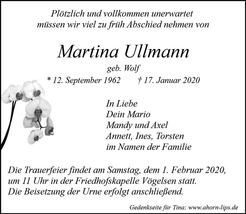 Erinnerungsbild für Martina Ullmann