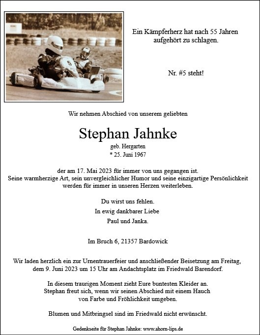 Erinnerungsbild für Stephan Jahnke